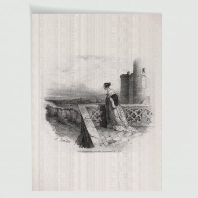 Sehnsuchtsvolle Ausschau Genrebildnis