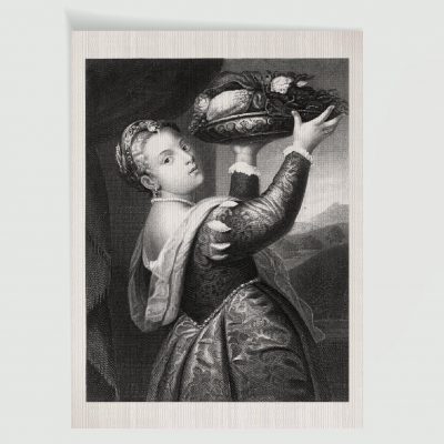 Titzians Tochter Lavinia Tochter mit Obstschale