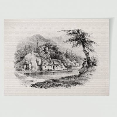 Träumerei am See Genrebildnis