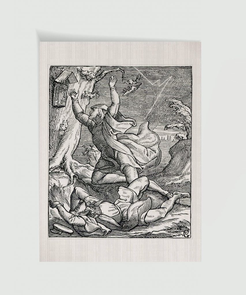 Luther im Gewitter bei Stotternheim, 1505 – nach Gustav König