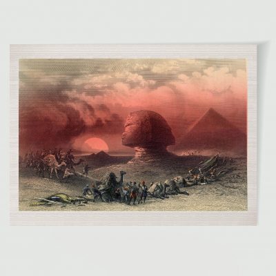 Ägypten Der Samum Große Sphinx von Gizeh