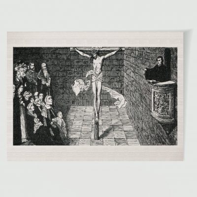 Martin Luther Wittenberg Luther auf der Kanzel