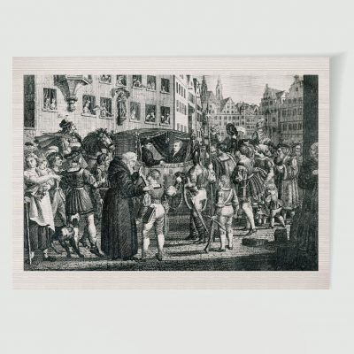 Martin Luther Worms Einzug in die Stadt