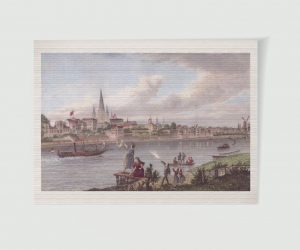 Historische Stadtansicht Bonn um 1870 – Kunstdruck