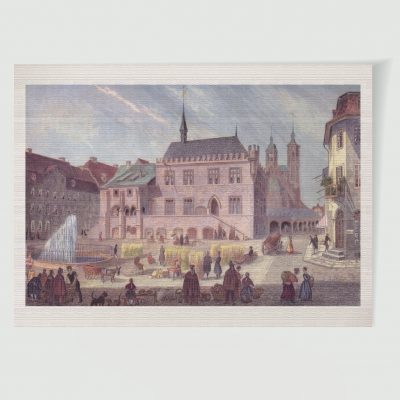 Göttingen Rathaus und Johanniskirche