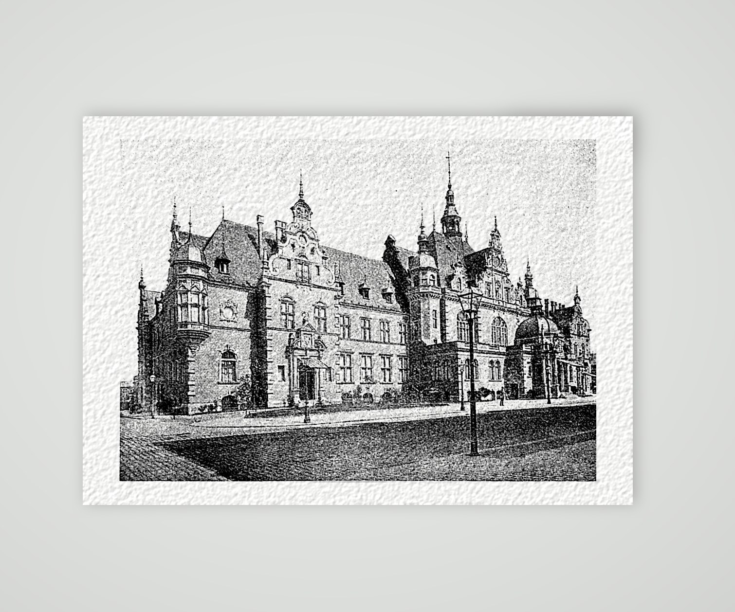 Leipzig, das Deutsche Buchhändlerhaus – Buchreproduktion nach Fotografie, Kunstdruck auf Hahnemühle-Büttenpapier