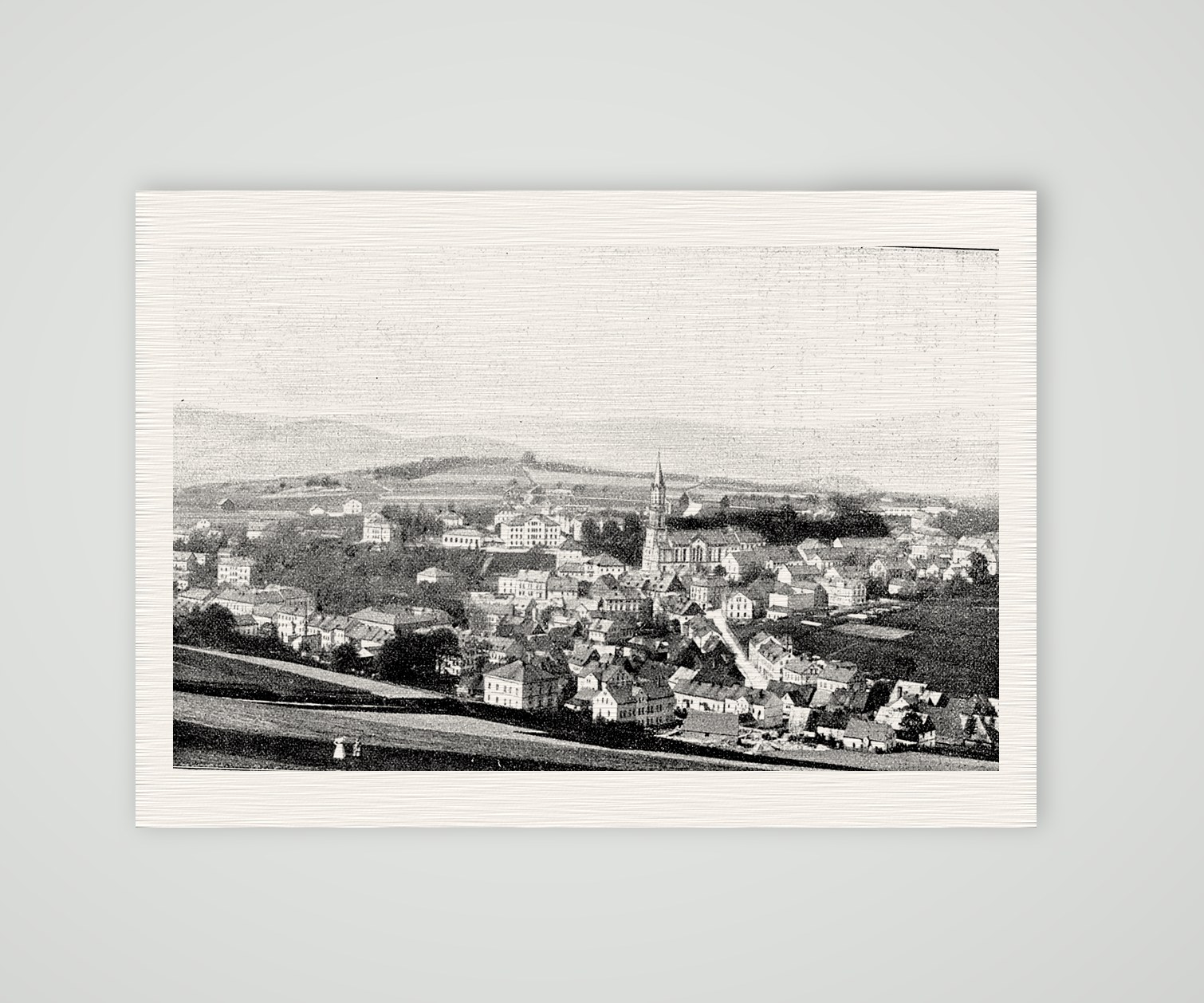 Eibenstock im Erzgebirge – Buchreproduktion nach Fotografie, Kunstdruck auf Leinenpapier