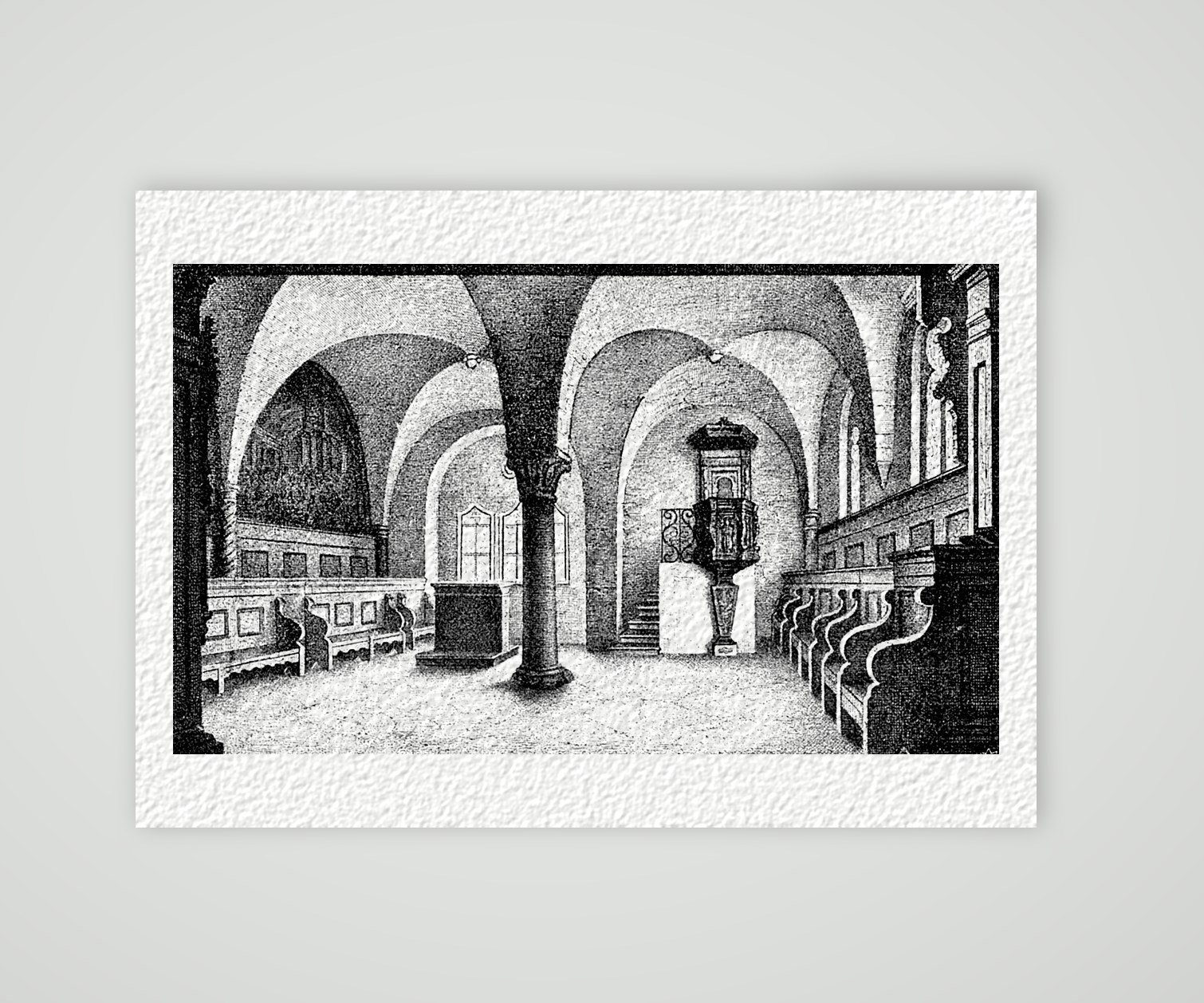Die Kapelle der Wartburg – Buchreproduktion, Kunstdruck auf Hahnemühle-Büttenpapier