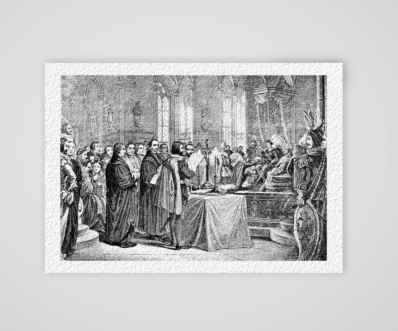 Der Reichstag zu Augsburg 1530 – Buchreproduktion, Kunstdruck auf Hahnemühle-Büttenpapier